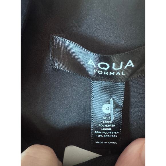 Aqua Womens Rhinestone Mini Cocktail and Party Dress size 4 NWT - Picture 5 of 9